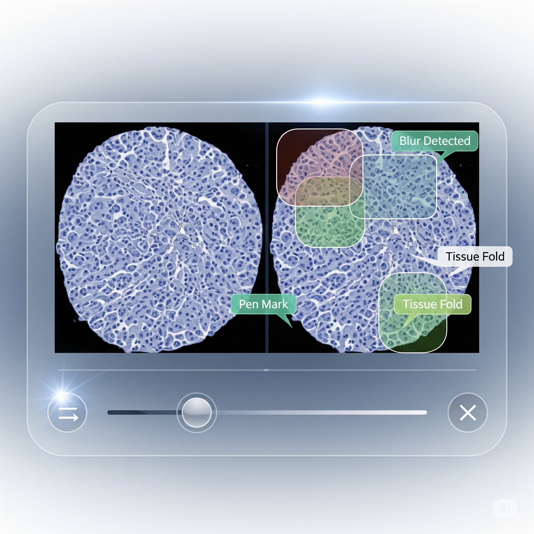 Streamlit Image Comparison for Tissue Analysis